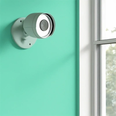 Athens vivint camera facing a window